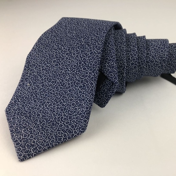 Report Collection Other - Report Collection Skinny Necktie Blue 100% Cotton